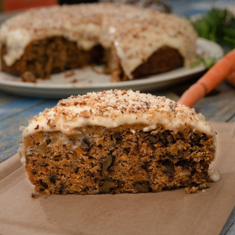 Vegan worteltaart Vegan worteltaart